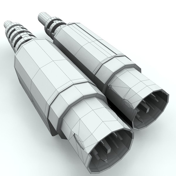 ps2 connectors 3ds - PS2 Connectors by PROmax_